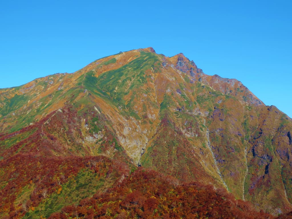 天神峠から見た谷川岳