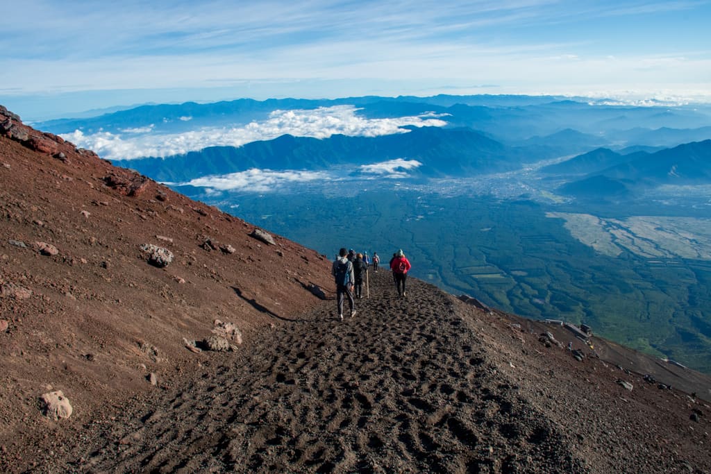 富士山 吉田ルートの登山道