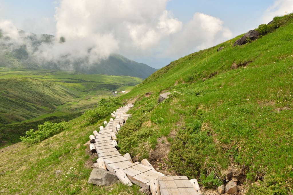 鳥海山の登山道
