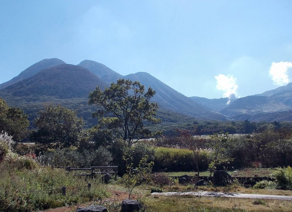 秋のくじゅう連山