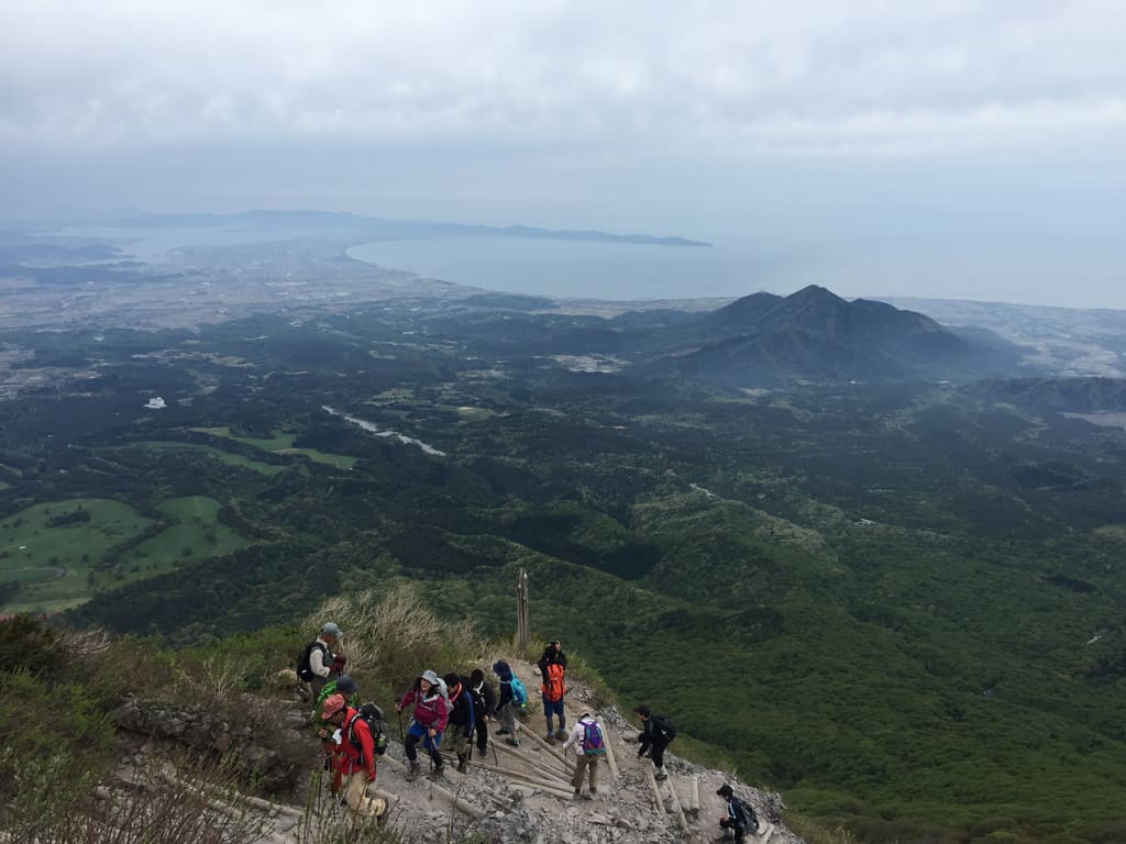 残雪期の大山