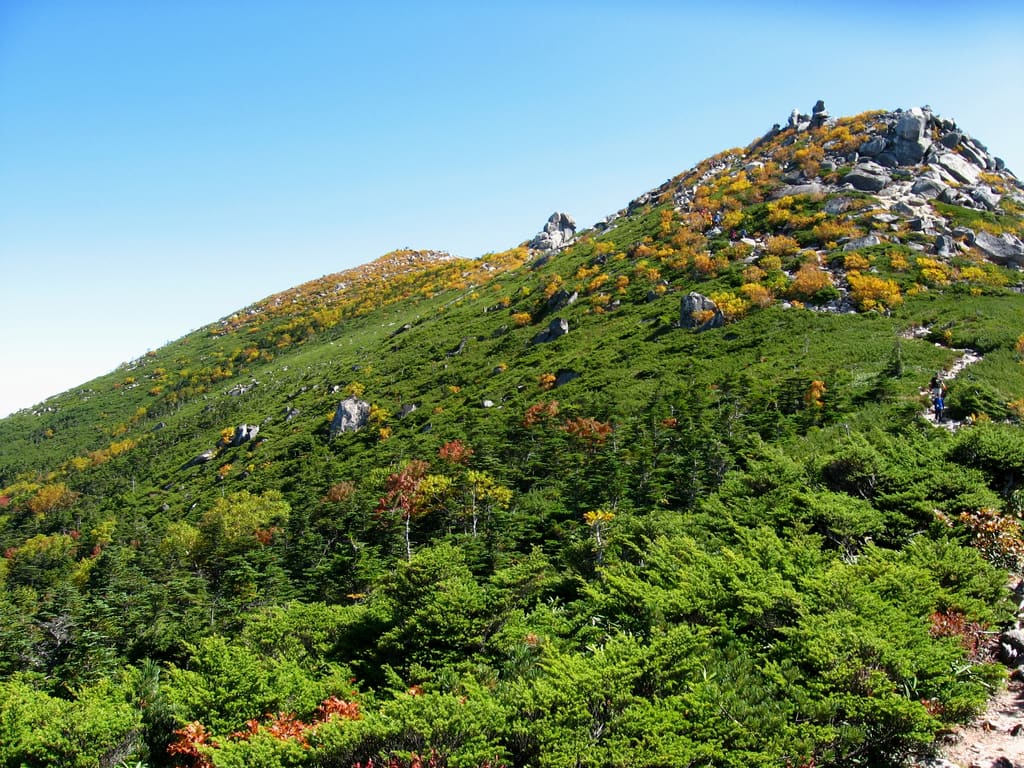 西から見た金峰山