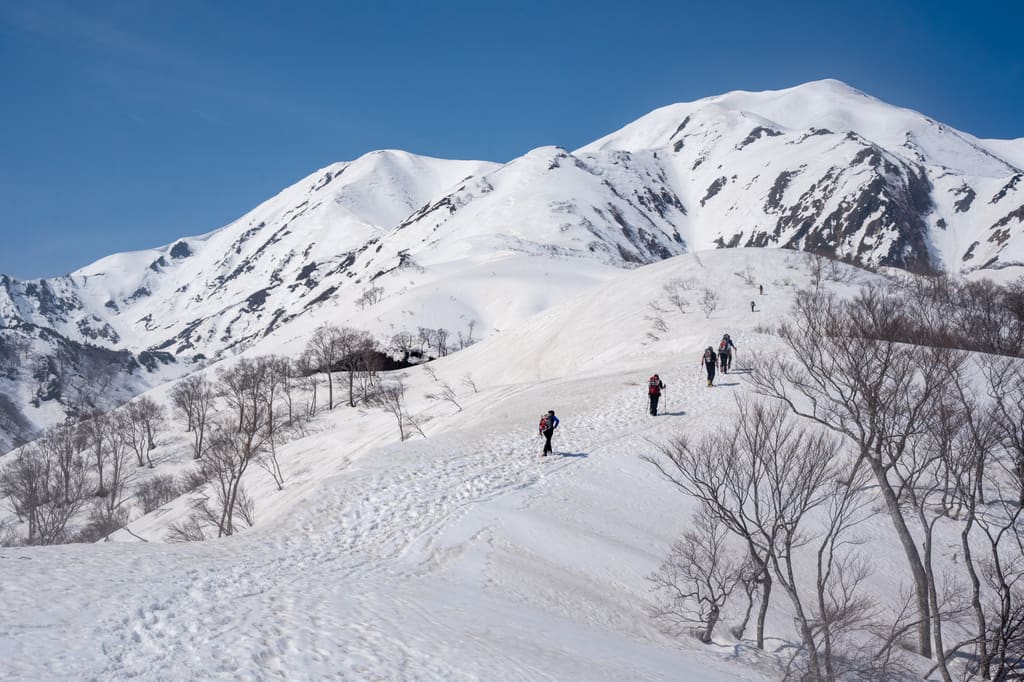 残雪期の越後駒ヶ岳